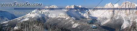 val di fassa ski sciare neve